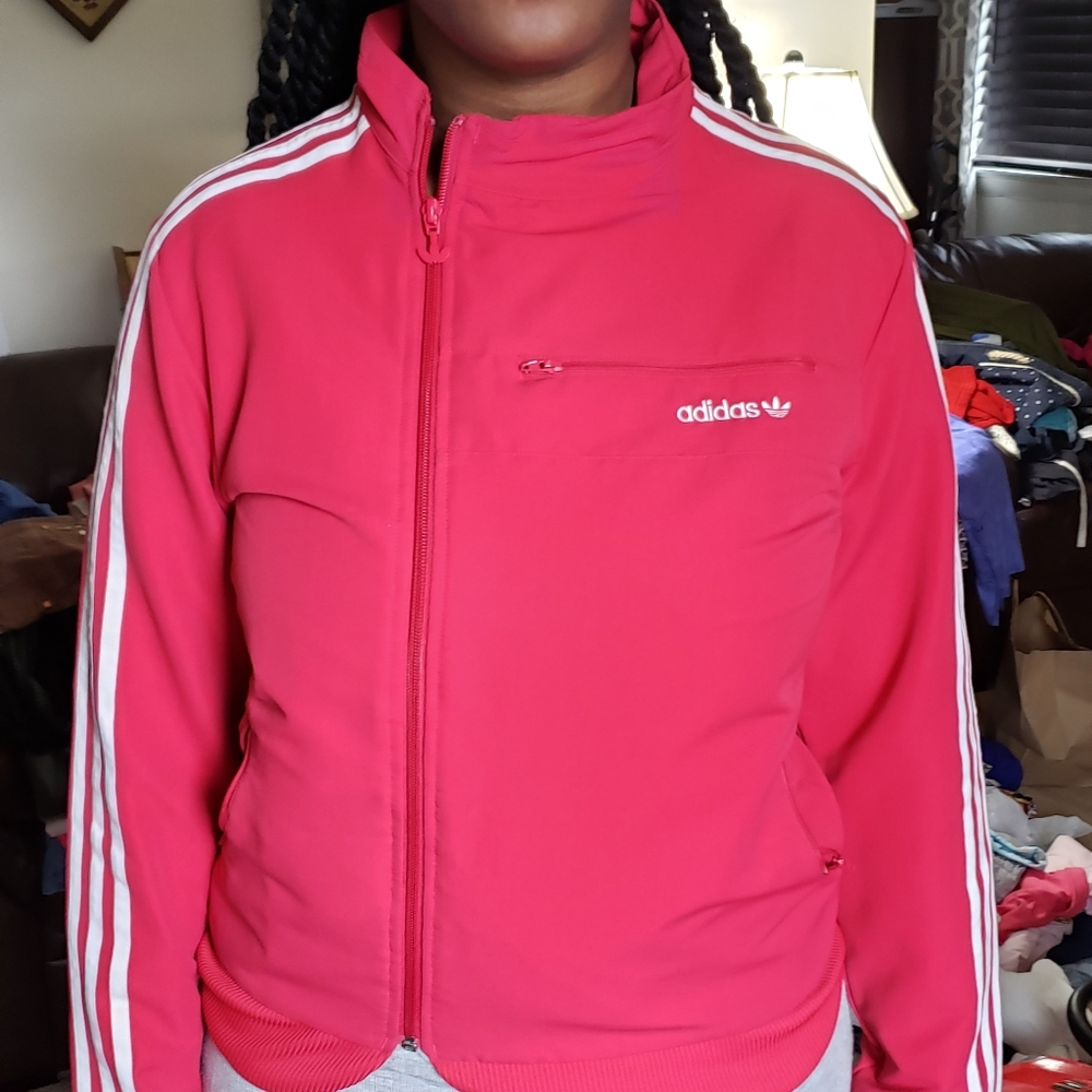 Women's Adidas Side Zip Jacket!
